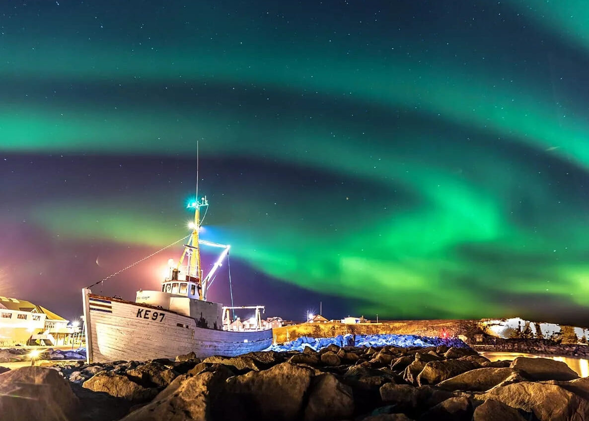 北歐極光旅遊，冰島極光船之旅
