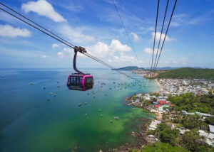 越南富國島旅遊，全景跨海纜車