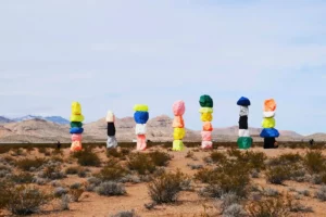 美國 美西 彩虹巨石 Seven Magic Mountains