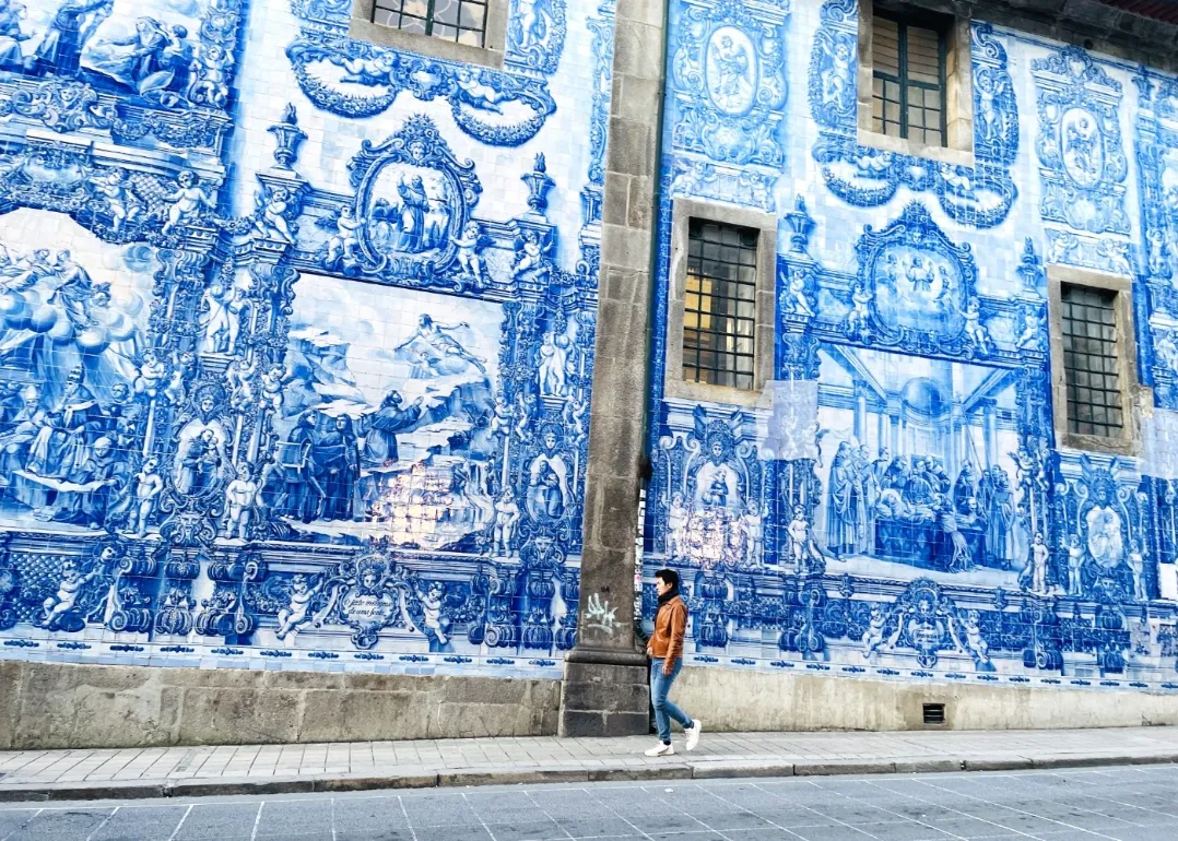 葡萄牙 藍瓷磚牆