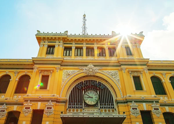 越南 中越 胡志明 西貢中心郵政局 Saigon Central Post Office