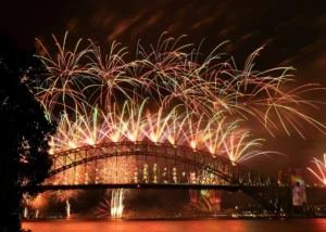 澳洲 雪梨跨年煙火Sydney New Year's Eve Fireworks