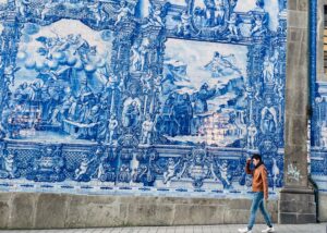 葡萄牙 藍瓷磚牆 老闆
