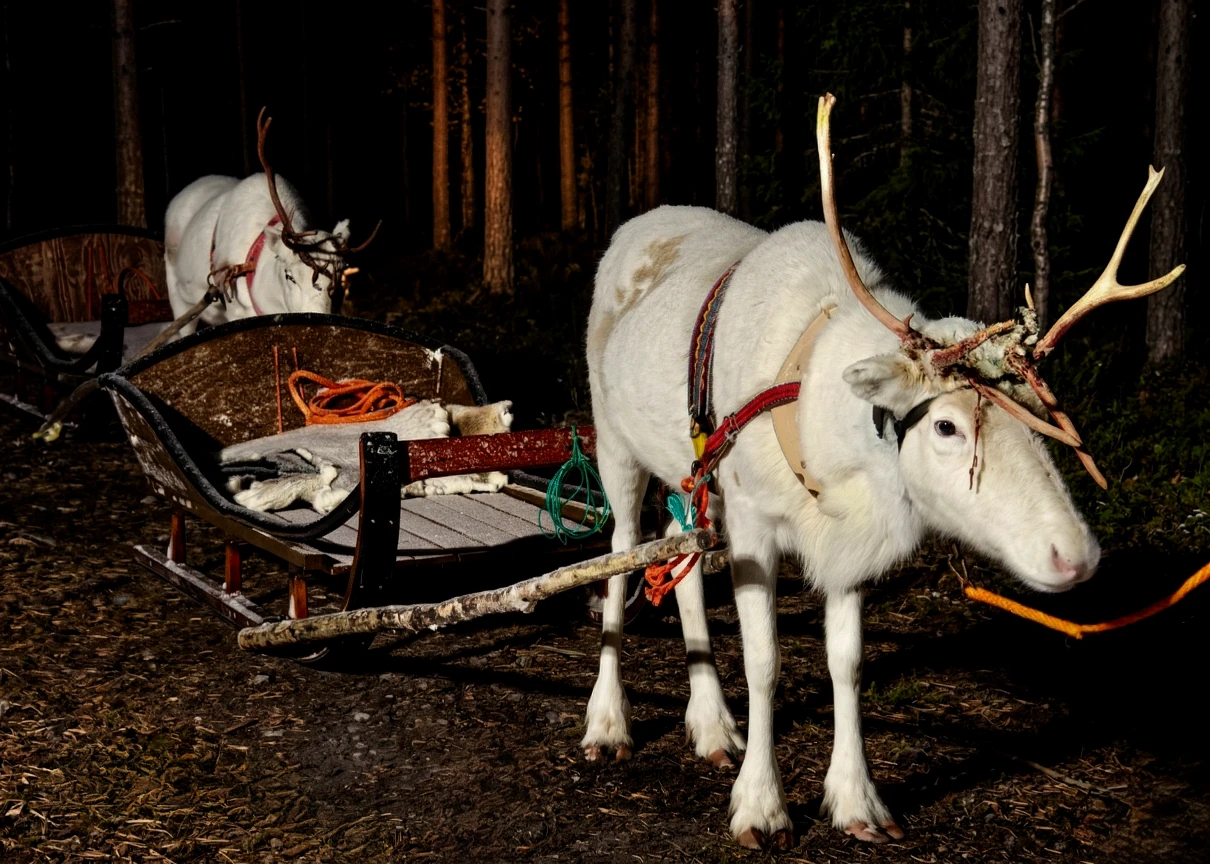 北歐極光 馴鹿雪橇
