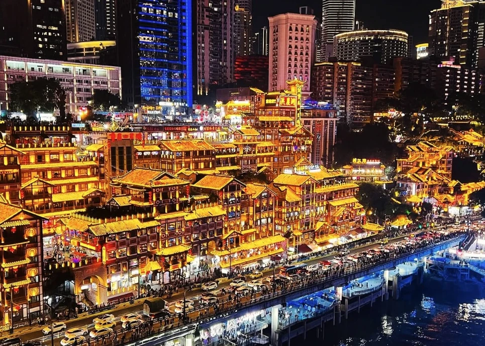 重慶 洪崖洞夜景
